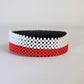 Poland flag beads bracelet