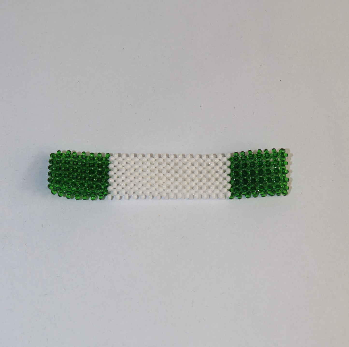 Nigeria flag beads bracelethand made