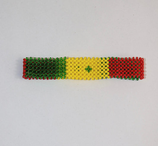 Senegal flag beads bracelet hand made