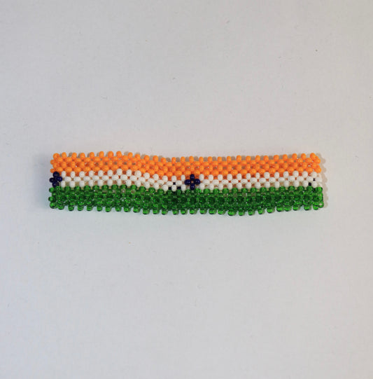 India flag beads bracelet hand made