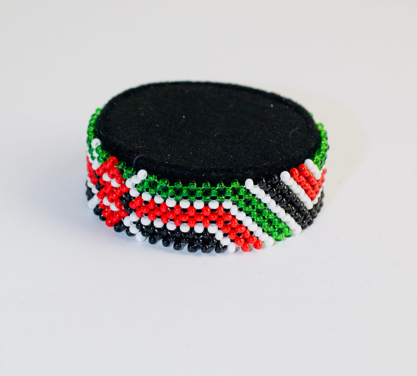 Kenya Flag with zebra Lines