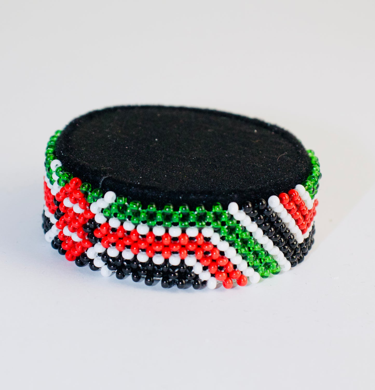 Kenya Flag with zebra Lines