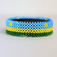 Rwanda flag beads bracelet hand made