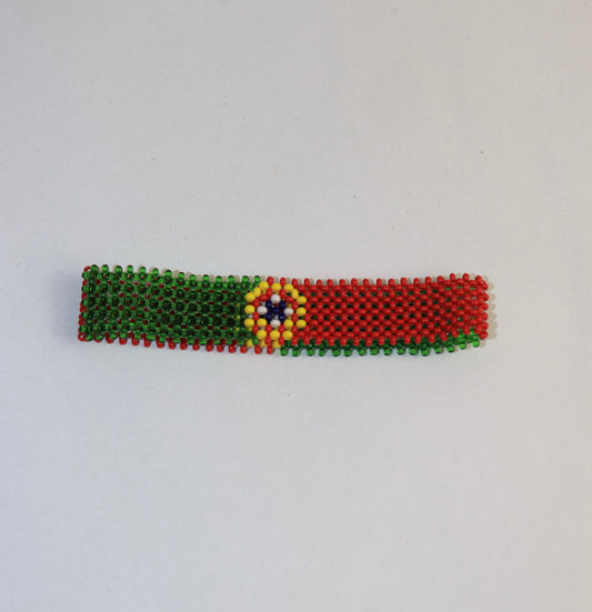 Portugal flag beads bracelet