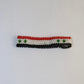 syria flag bracelet beads hand made