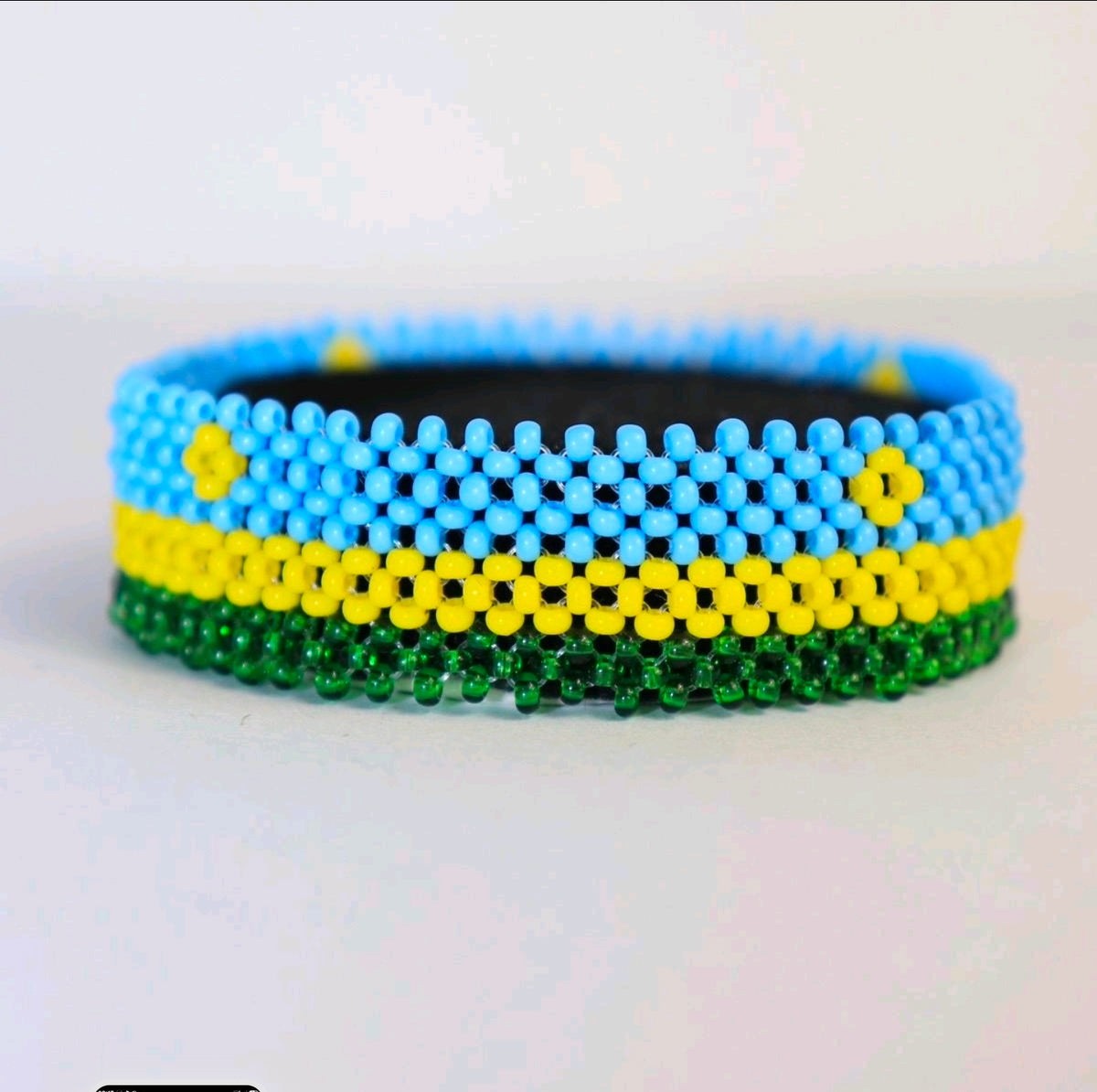Rwanda flag bracelet
