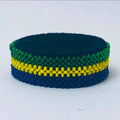 Gabon flag bracelet