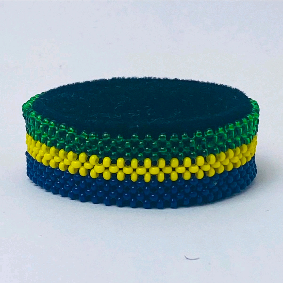 Gabon flag bracelet