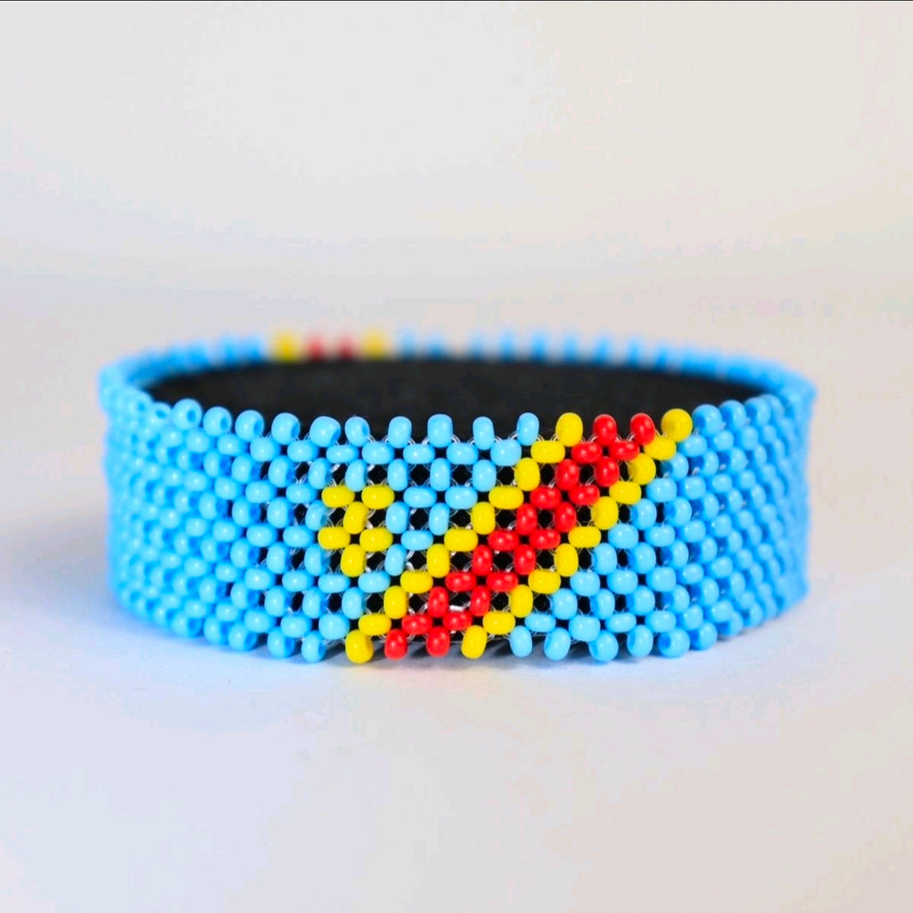 Congo flag bracelet