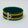 Zimbabwe flag bracelet