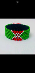 Burundi flag bracelet