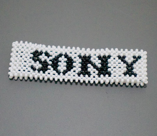 SONY white bracelet