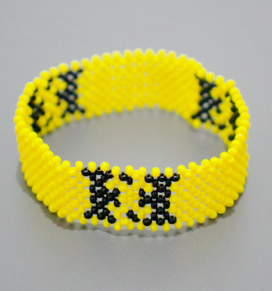 Yellow Fendi bracelet